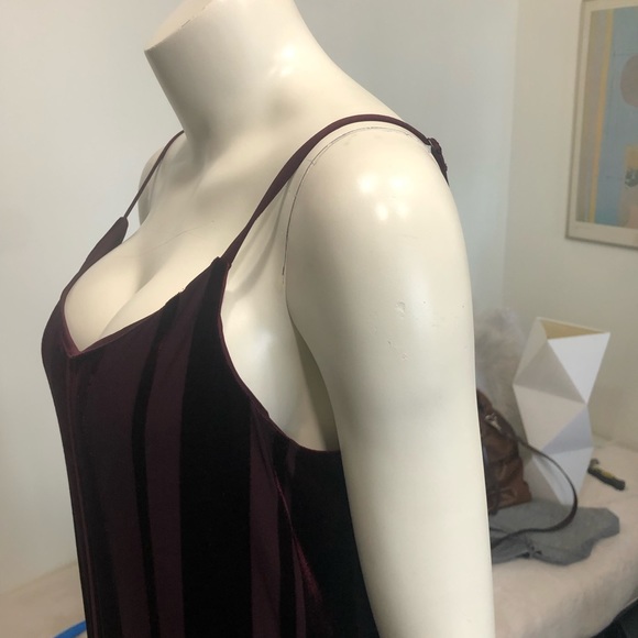 DKNY Longline Velvet Tunic Dress - Picture 6 of 10